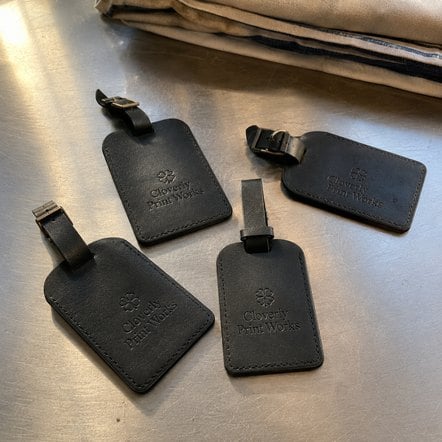 Branded luggage tags for business