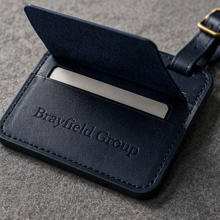 Privacy Flap Luggage Tags