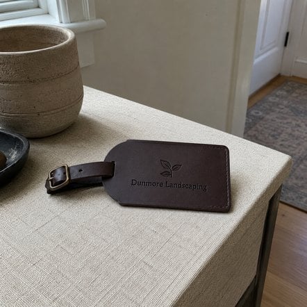Wholesale debossed leather tags